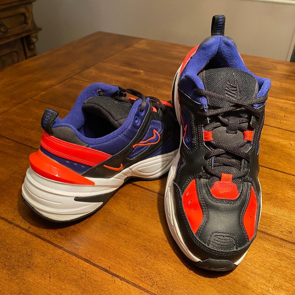 Nike M2K Tekno Sneakers Black/Deep Royal Blue Pink Men's 8 1/2